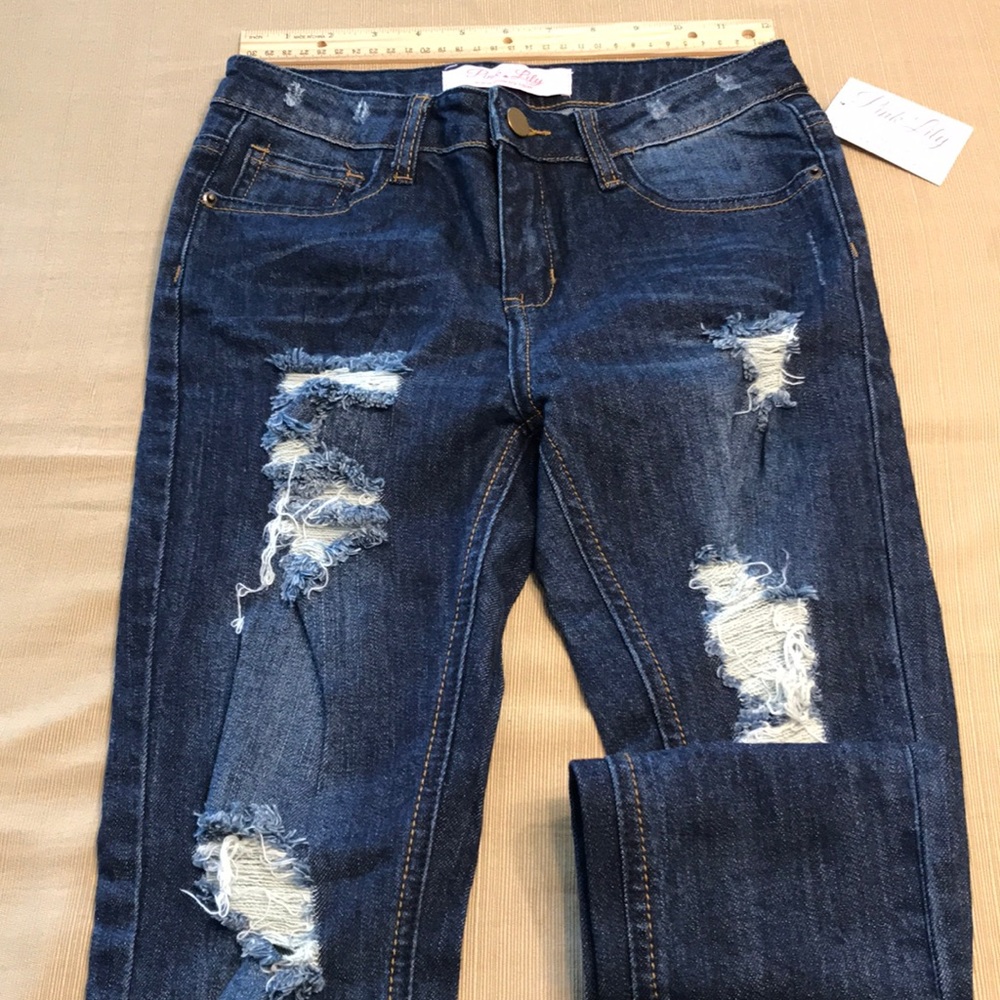Size 5 girls ripped jeans
